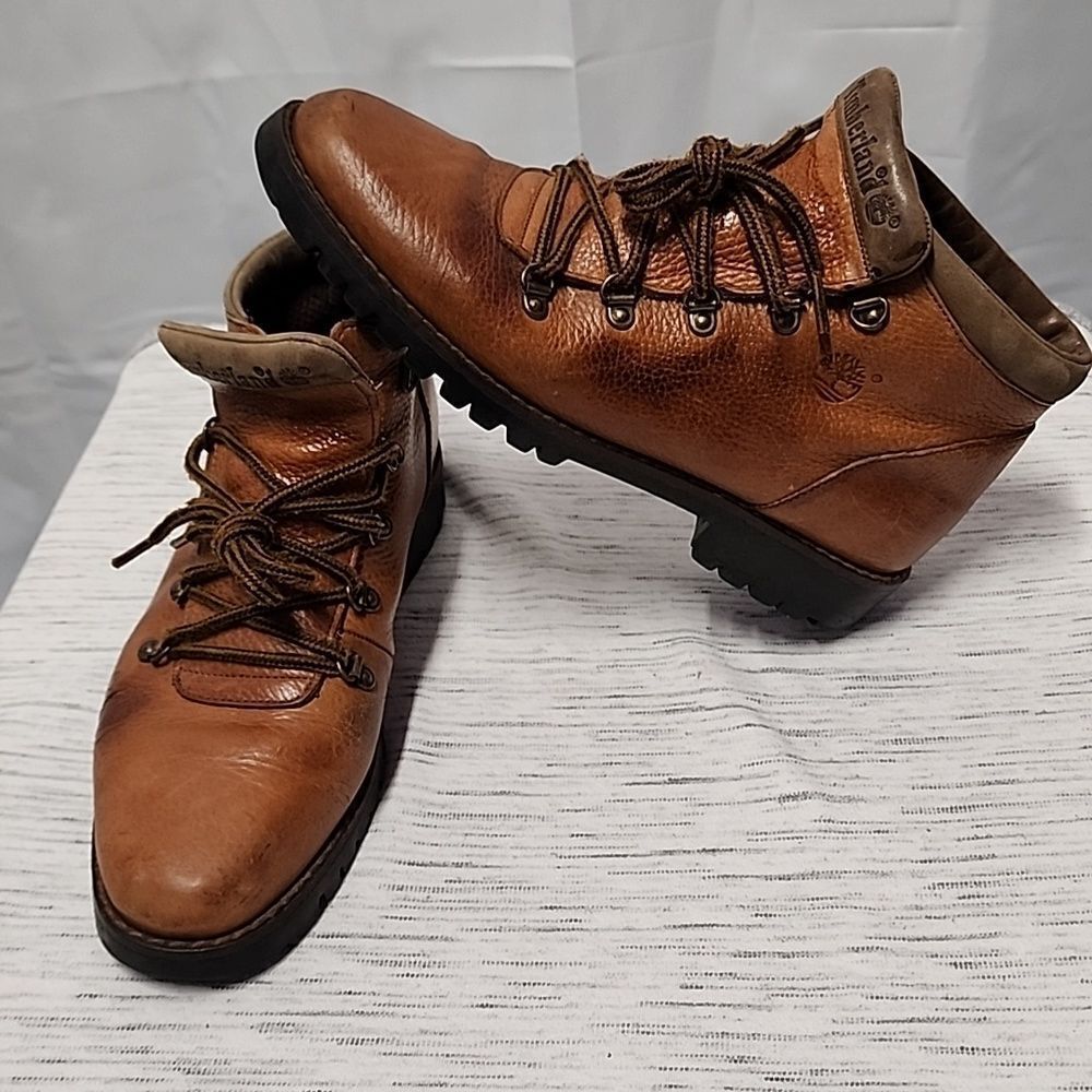 Vtg Timberland Mamaranick boots peanut 69386